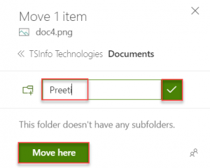 SharePoint move to features in Document library