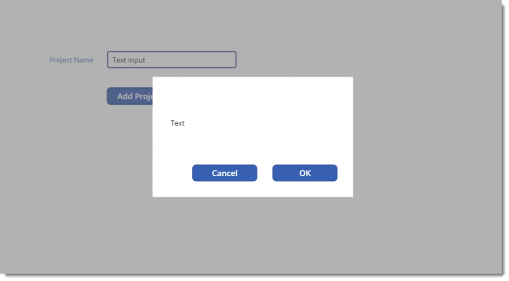 Dialogs