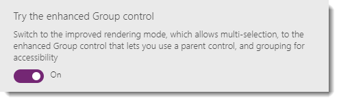 Enhanced Group Feature