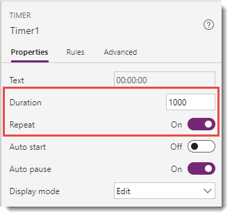 setup the timer